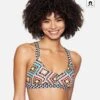 Hurley X Black Girls Surf Max Mosaic Geo Scoop Bikini Top 1 Hurley X Black Girls Surf Max Mosaic Geo Scoop Bikini Top -Hurley ht1152133 mosaic geo 1