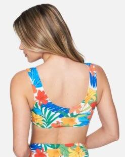 Beach Botanic Two Way Bikini Top -Hurley ht1174 beach botanic multi 3