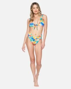 Beach Botanic Two Way Bikini Top -Hurley ht1174 beach botanic multi 4