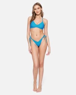 Solid Adjustable Bikini Top -Hurley ht1193 blue beat 4