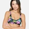 Daisy Pop Bralette -Hurley ht1243 pink punch 1