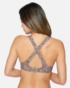 Max Leopard Cross Back Top 9 Max Leopard Cross Back Top -Hurley ht1256 brown sugar 3