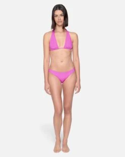 Electric Slide Soft Tie Halter -Hurley ht1287 violet electric pink 4