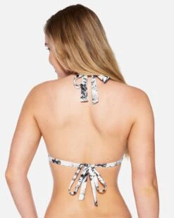Beach Walk Adjustable Halter -Hurley ht1291 black white 3