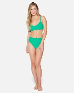 Terry Pop Bralette -Hurley ht1292 grass 4