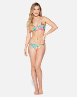 Bahia Adjustable Bikini Top -Hurley ht1294 electric pink 4