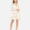SUMMER MINI DRESS -Hurley hu003d3 cream multi 1