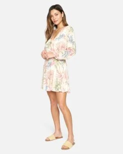 SUMMER MINI DRESS -Hurley hu003d3 cream multi 3