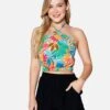 BAHIA HALTER TOP -Hurley hu018w3 vibrant mint 1