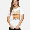 SUNRISE GIRLFRIEND TEE -Hurley hu020k3 white 1