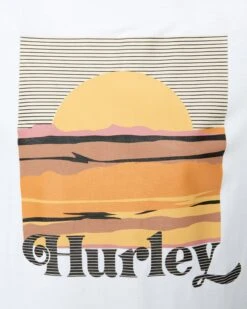 SUNRISE GIRLFRIEND TEE -Hurley hu020k3 white 4
