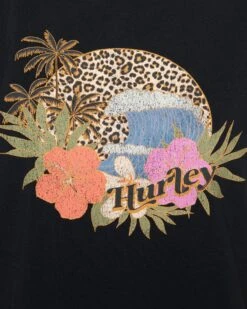 LEOPARD CLASSIC TEE -Hurley hu029k3 black 4
