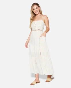 ALICE MIDI DRESS 9 ALICE MIDI DRESS -Hurley hu030d3 white 3