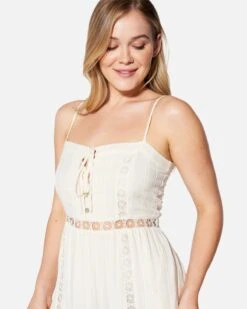 ALICE MIDI DRESS 10 ALICE MIDI DRESS -Hurley hu030d3 white 4
