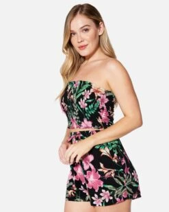 BOTANIC TUBE TOP 9 BOTANIC TUBE TOP -Hurley hu031w3 black 3