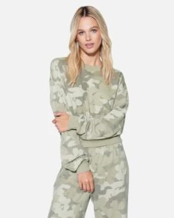 Floraflage Crewneck 12 Floraflage Crewneck -Hurley hu042f3 khaki 1