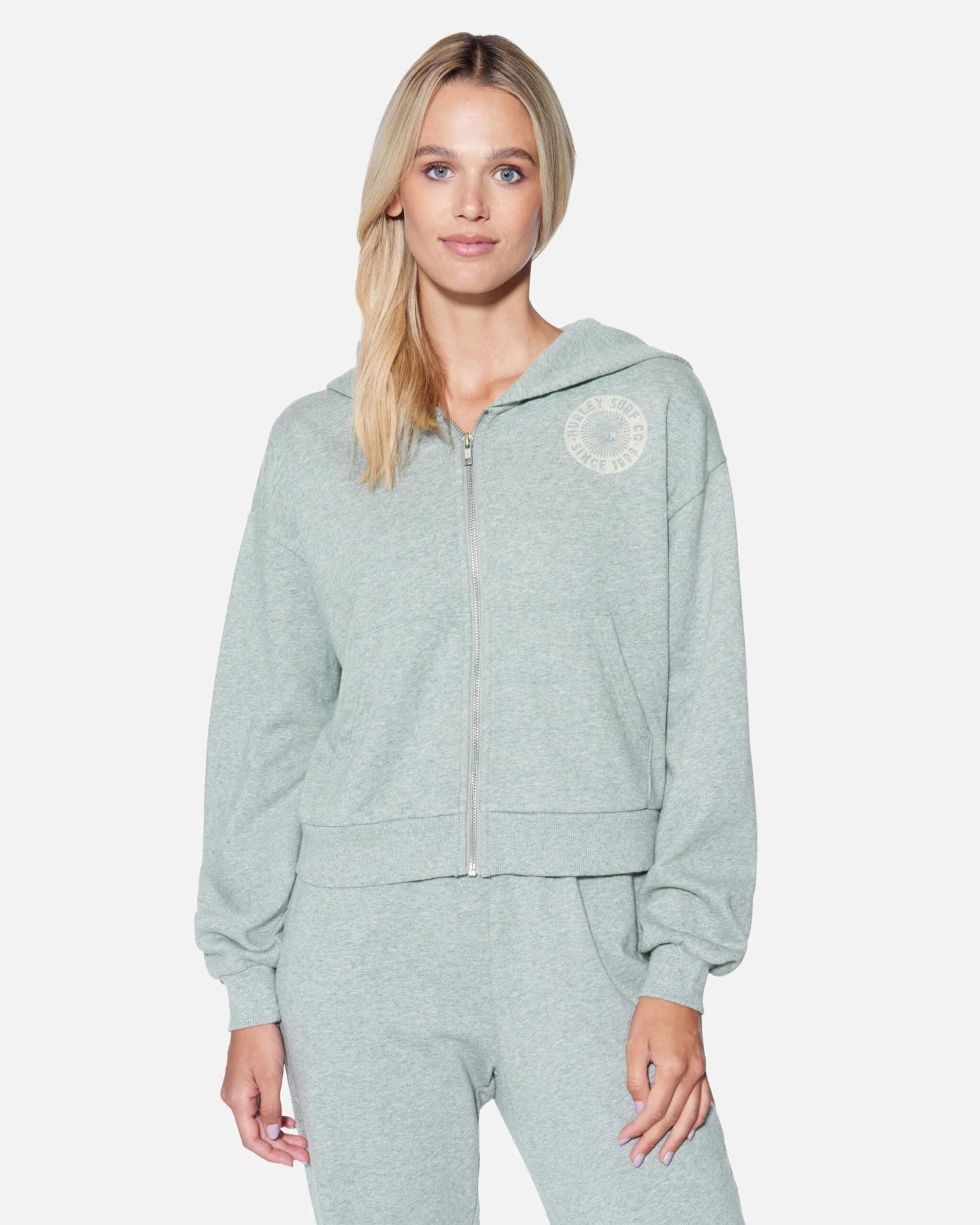 Hot Spot Crop Zip Up Hoodie 3 Hot Spot Crop Zip Up Hoodie
