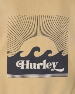 Playa Crop Zip Up Hoodie -Hurley hu058f3 tan 5