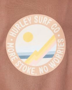 Perfect Wave Hoodie -Hurley hu061f3 brown 4