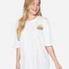 DESERT POINT BOYFRIEND TEE -Hurley hu104k3 white 1