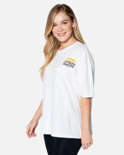 DESERT POINT BOYFRIEND TEE -Hurley hu104k3 white 3