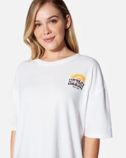 DESERT POINT BOYFRIEND TEE -Hurley hu104k3 white 4
