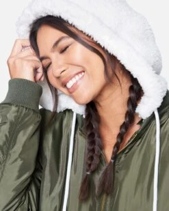 Babo Trim Bomber 12 Babo Trim Bomber -Hurley hur008 olive 5 0cefcbab dd8a 4f2d aa98 4fd93759023c