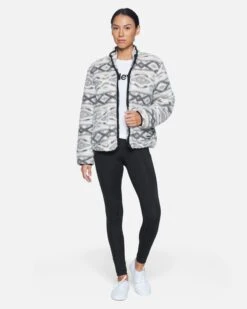 Printed Full Zip Sherpa Jacket -Hurley hur022azt aztec 4
