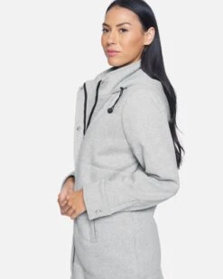 Fleece Jacket -Hurley hur031gry heather grey 3