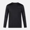 H2O-DRI EASTON UPF LONG SLEEVE TOP 2 H2O-DRI EASTON UPF LONG SLEEVE TOP -Hurley mat0000880 black heather 1