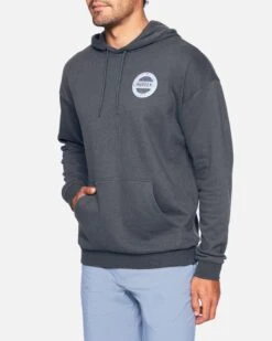 Lazy Days Light Fleece Pullover -Hurley mft0009260 dk smoke grey 3
