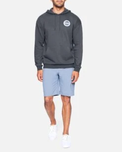 Lazy Days Light Fleece Pullover -Hurley mft0009260 dk smoke grey 4