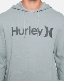 One And Only Solid Summer Hoodie -Hurley mft0009290 particle grey 5