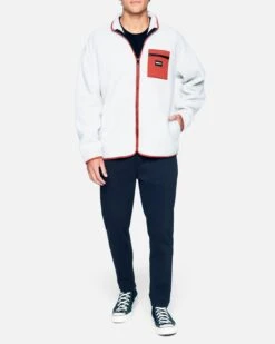 Byron Burrrito Track Zip 11 Byron Burrrito Track Zip -Hurley mft0009440 lt bone htr redstone 4 v2