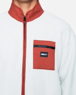 Byron Burrrito Track Zip 12 Byron Burrrito Track Zip -Hurley mft0009440 lt bone htr redstone 5 v2