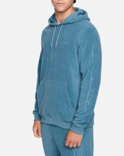 Everett Windchill Pullover Hoodie -Hurley mft0009800 rift blue 3