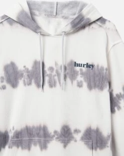 Lowers Tiedye Fleece Pullover Hoodie -Hurley mft0010800 light astroid 3