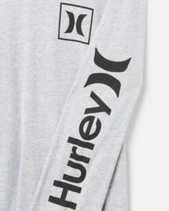 Everyday One And Only Icon Long Sleeve -Hurley mts0032900 dark grey heather 3